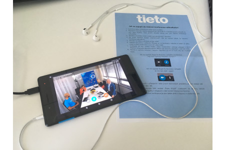 Netradiční tisková konference pro Tieto Czech