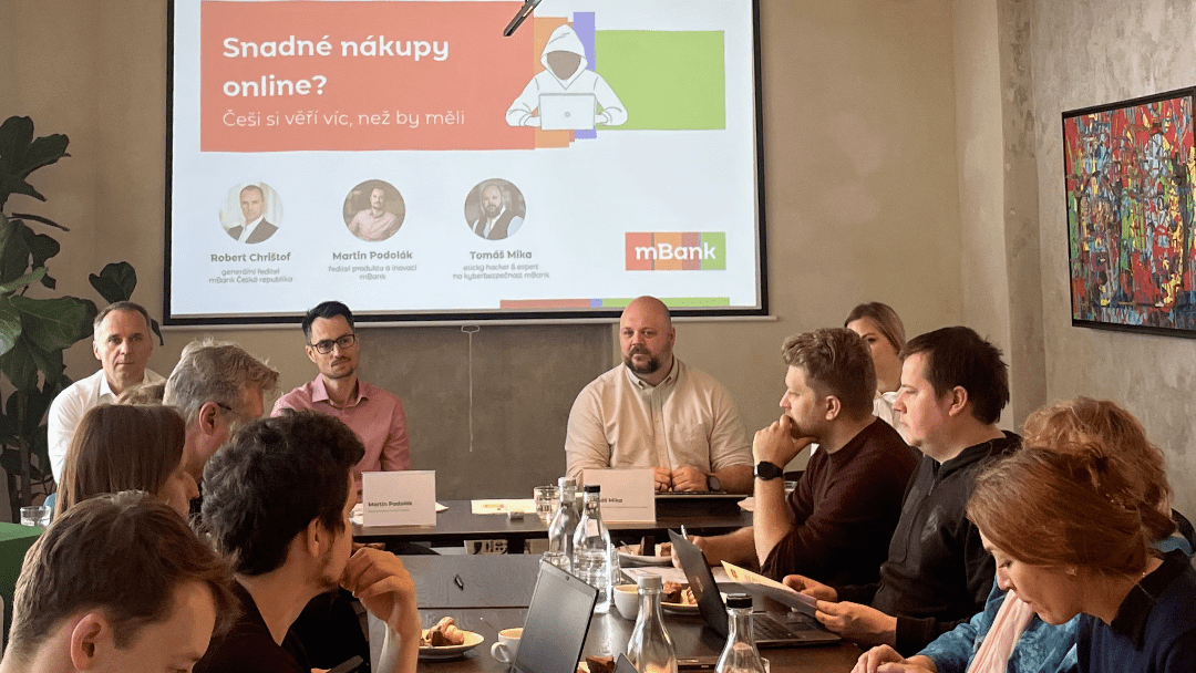 Snídaně s novináři pro mBank otevřela téma bezpečného placení online