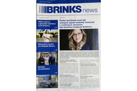 Pro společnost Brink‘s, která se zabývá například zpracováním hotovosti, jsme připravili letní vydání časopisu pro její zaměstnance.