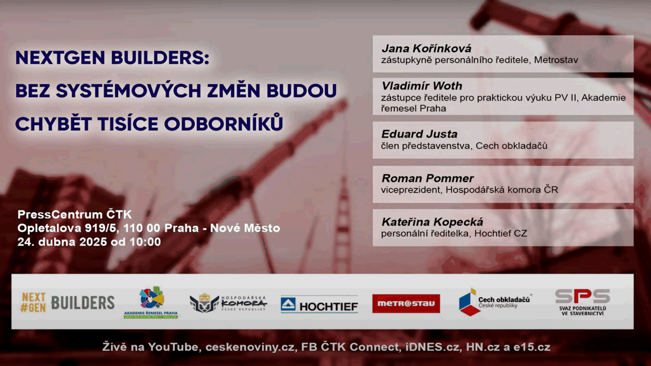 Jak zastavit úbytek lidí ve stavebnictví? Kulatý stůl SPS přinesl konkrétní návrhy