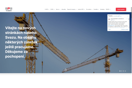 Modernizace webu SPS