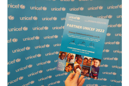 Stance získala děkovný certifikát UNICEF