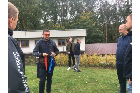 Setkání s médii pro Sellier & Bellot se účastnil i vítěz mistrovství světa v brokové střelbě