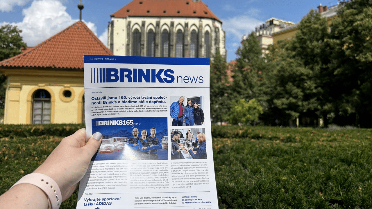 Z letního vydání Brink's se již raduje klient